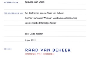 De juridische aspecten voor fokkers van rashonden