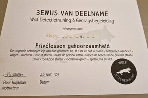 Bucky: hondenschool jaar 2022