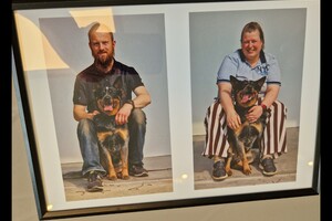 Moederdag vieren; Silver en Bucky: dogdance curcus