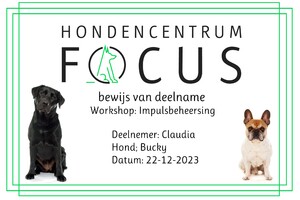 Bucky: hondenschool jaar 2022