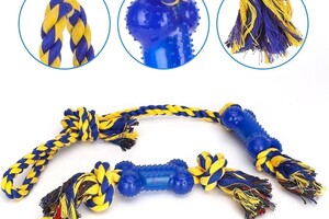 Speelgoed bij hondenschool