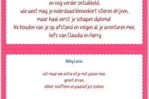 (4 april) Vrolijk Pasen!