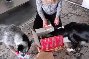 Ava Kira en Flynn: genieten met kerstcadeau 