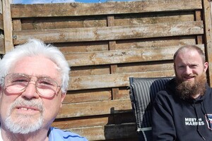 Koffie drinken bij Rinus en Yvonne 